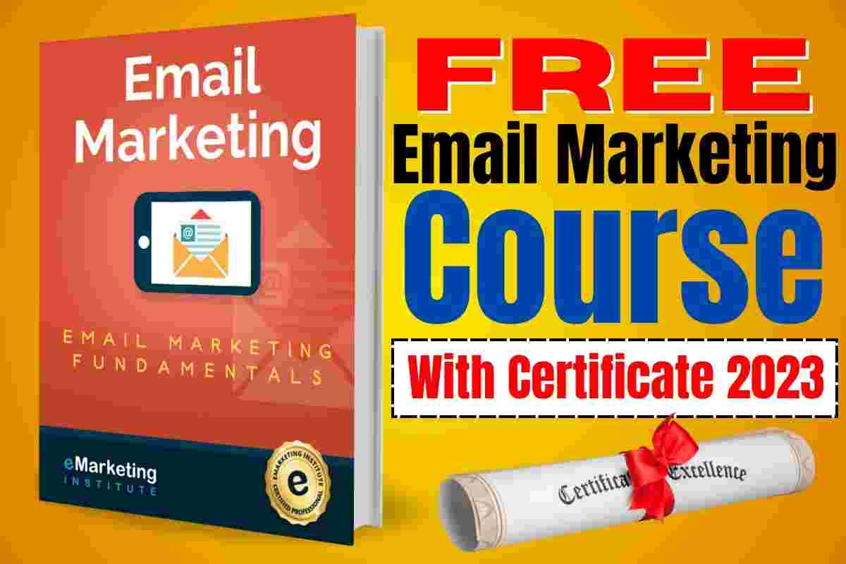 Free Email Marketing Course With Certificate2023