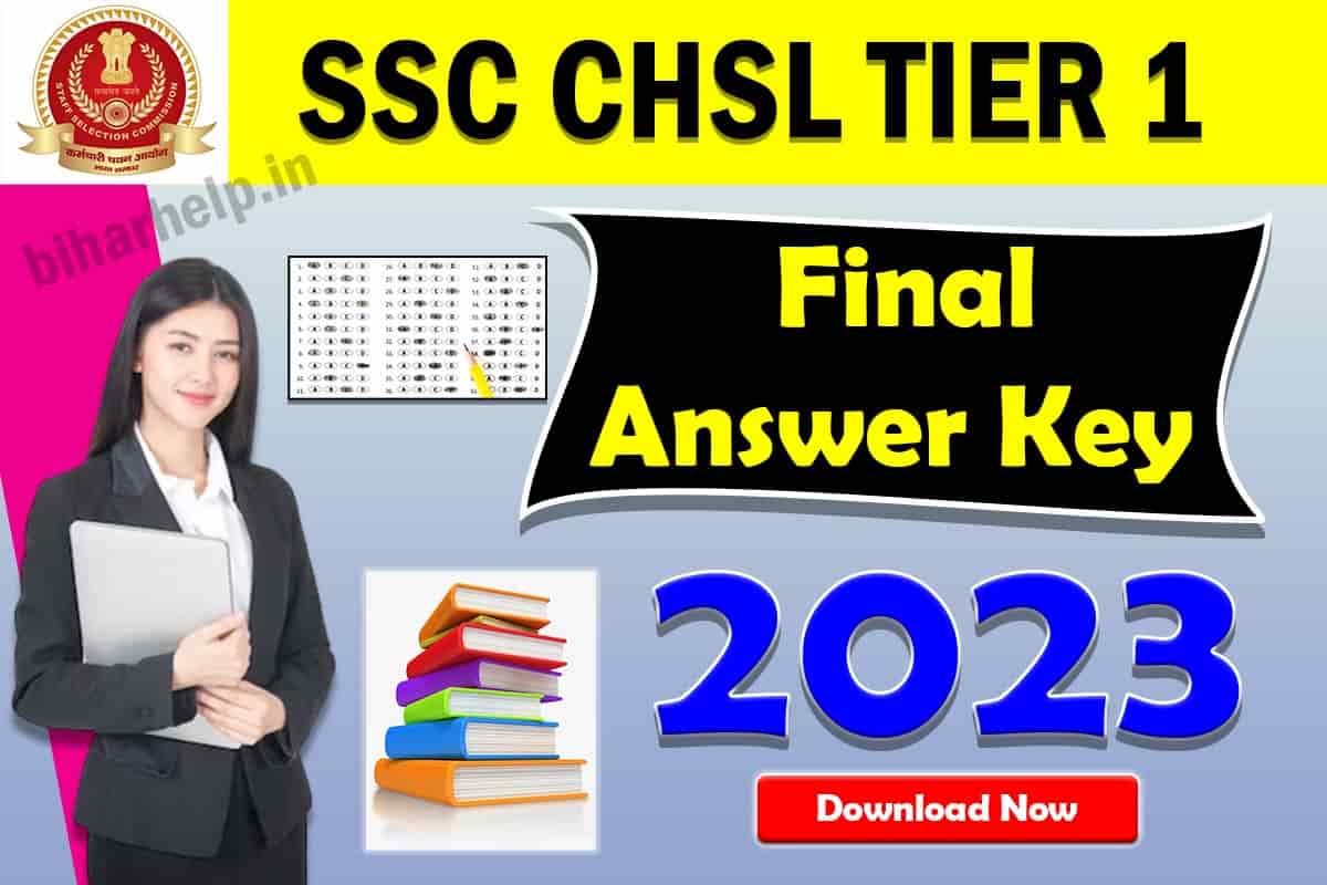 SSC CHSL Tier 1 Final Answer Key 2023