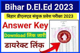 Bihar Deled Entrance Exam Answer Key 2023