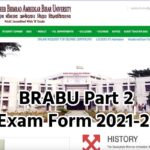BRABU Part 2 Exam Form 2021-24
