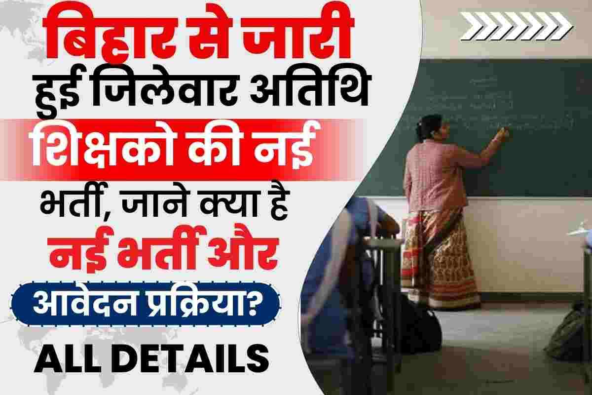 Bihar Guest Teacher Vacancy 2023
