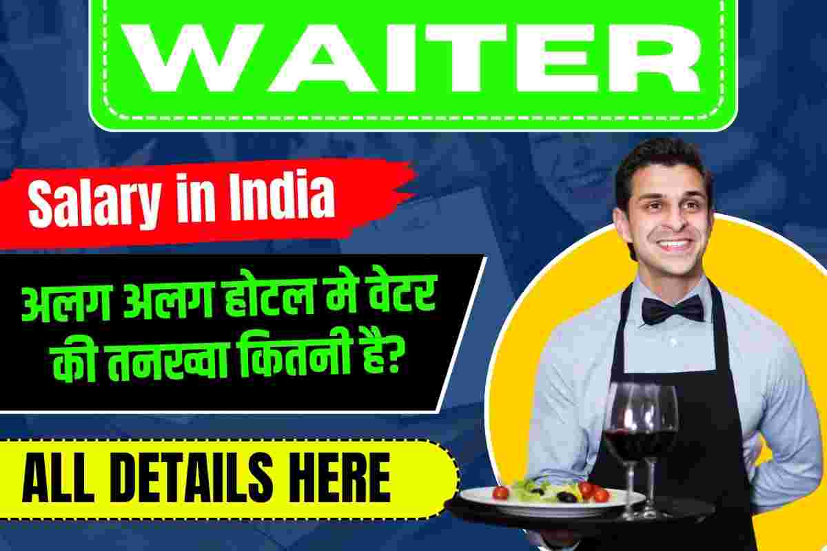 Waiter Salary in India