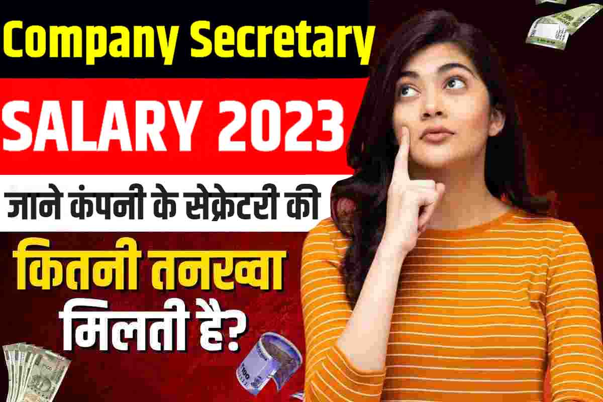 Company Secretary Salary In India 2023