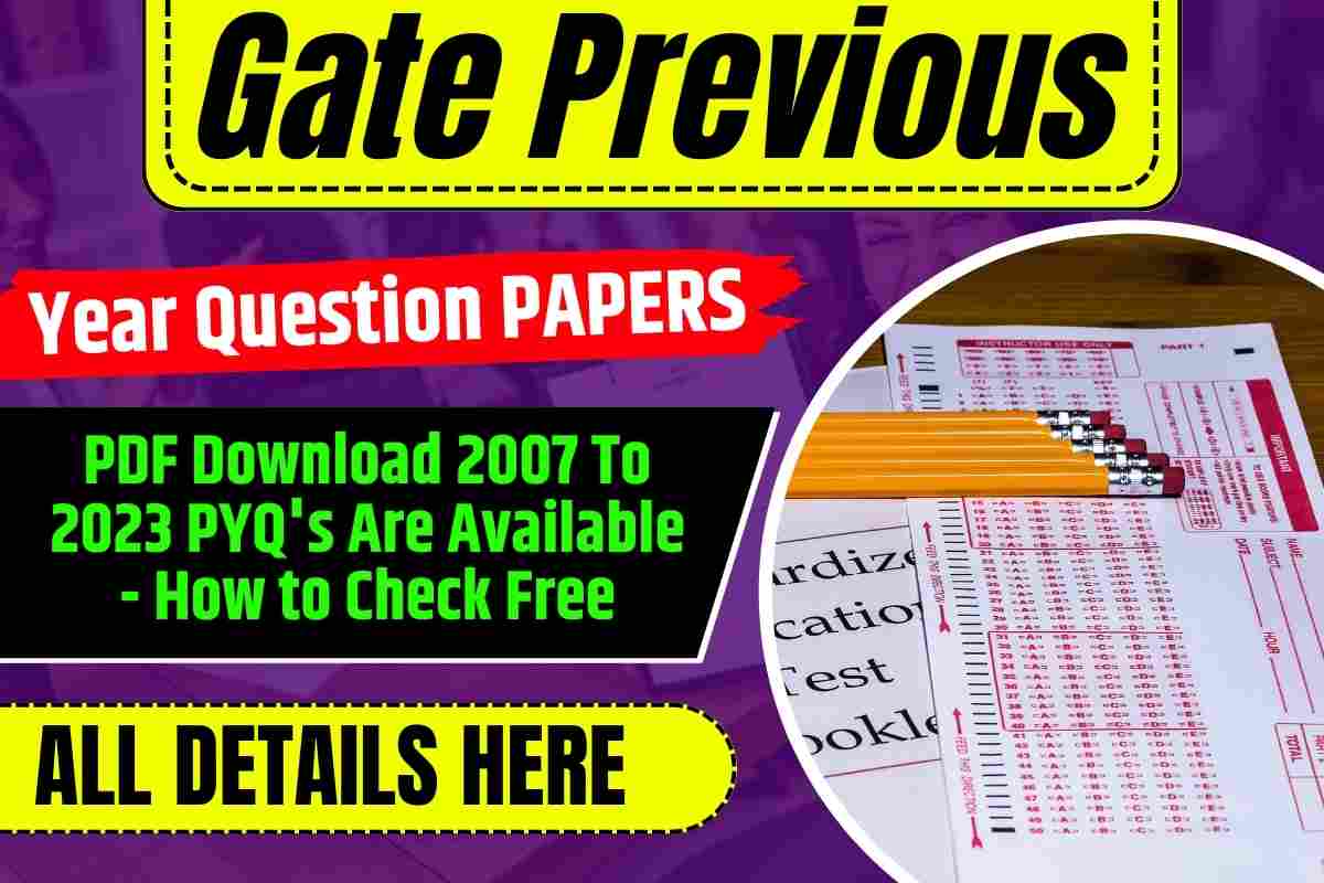 Gate Previous Year Question