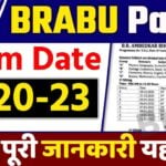 BRABU Part 3 Exam Date 2020-23: