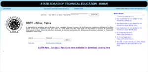 SBTE Bihar Registration Form 2023