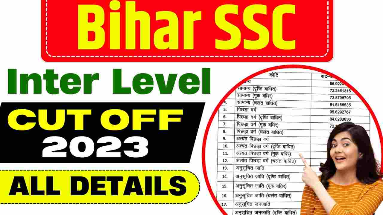 Bihar SSC Inter Level Cut Off 2023
