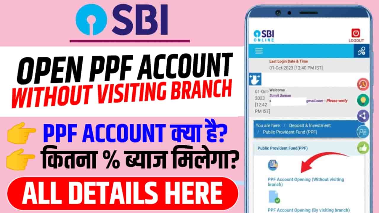 SBI Bank PPF Account Opening