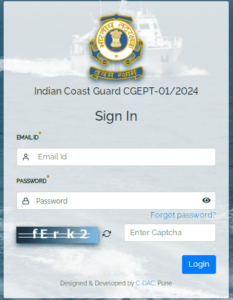 Coast Guard Admit Card 2023