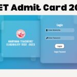 HTET Admit Card 2023
