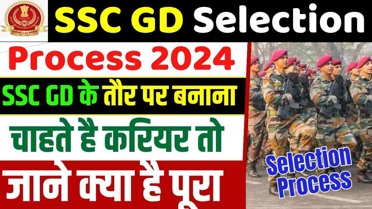 SSC GD Selection Process 2024