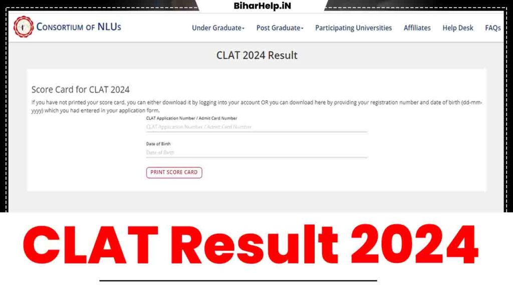 CLAT Result 2024 CLAT Result हुआ जारी, फटाफट इस डायरेक्ट लिंक से चेक