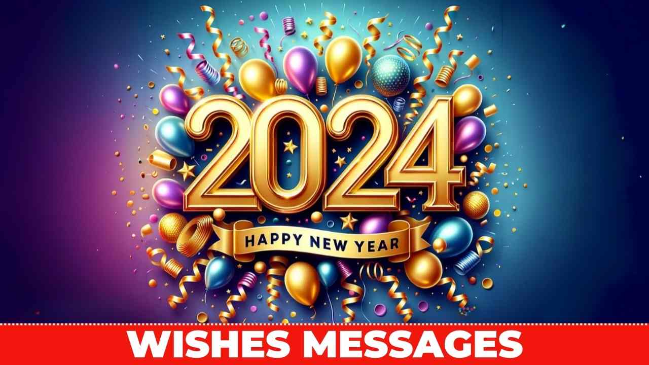 Happy New Year 2024 Wishes Messages In Hindi Text, Shayari, Quotes - Image Download For Friends, Love Etc..