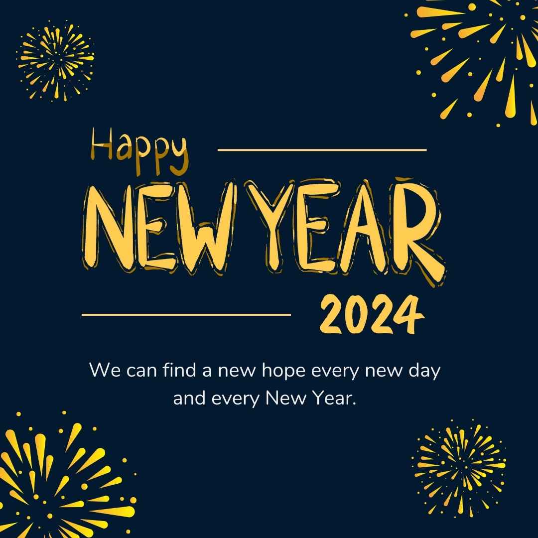 Happy New Year 2024 Wishes Messages In Hindi Text, Shayari, Quotes