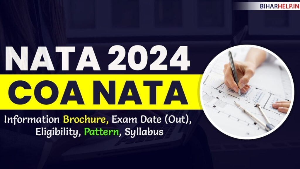 NATA 2024 Registration (Started) COA NATA Information Brochure