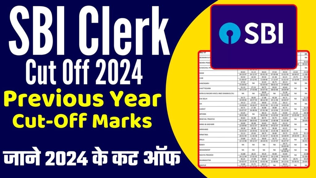 SBI Clerk Cut Off 2024