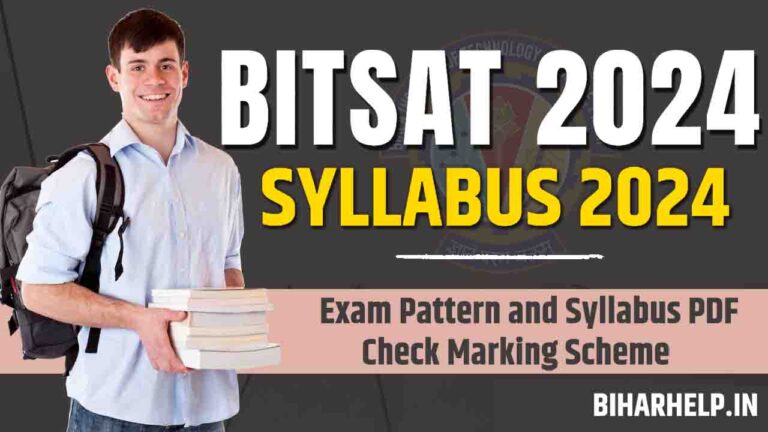 BITSAT Syllabus 2024 Available – BITSAT Exam Pattern And Syllabus PDF ...