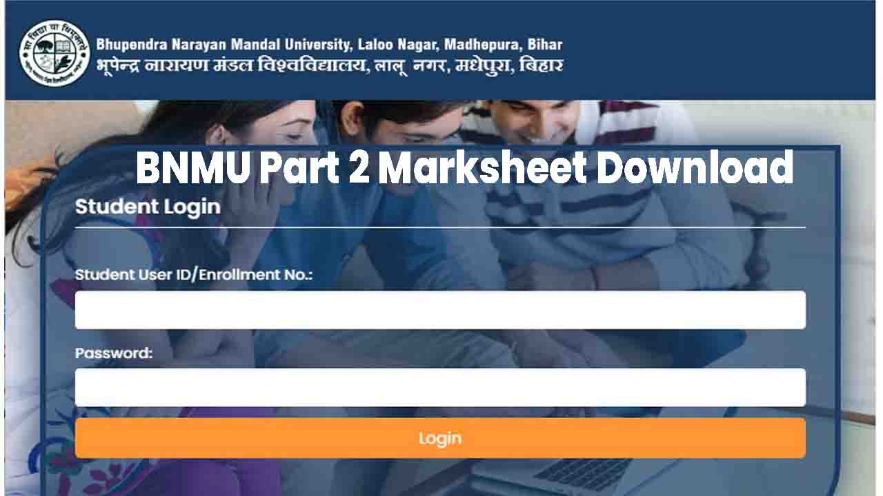 BNMU Part 2 Marksheet 2021-24