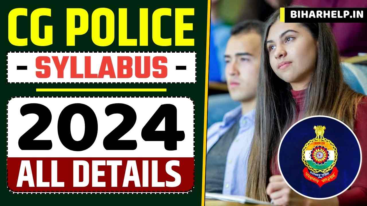 CG Police Syllabus 2024