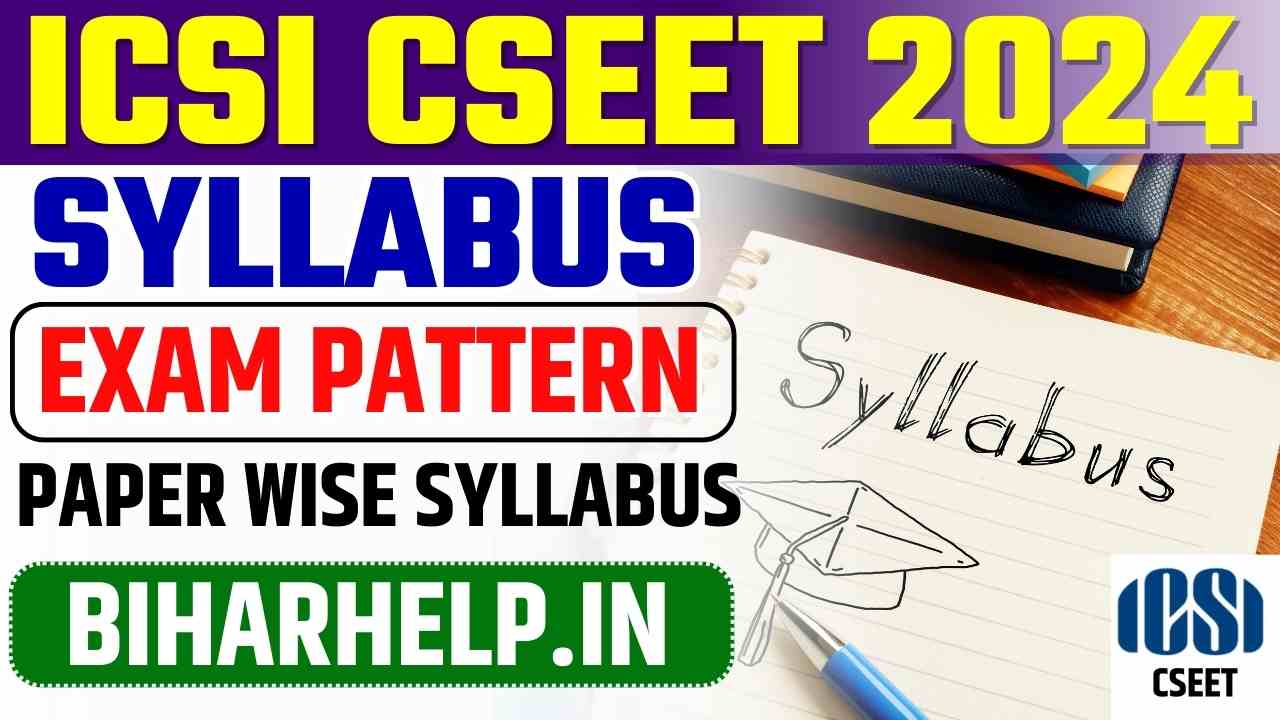 ICSI CSEET Syllabus 2024