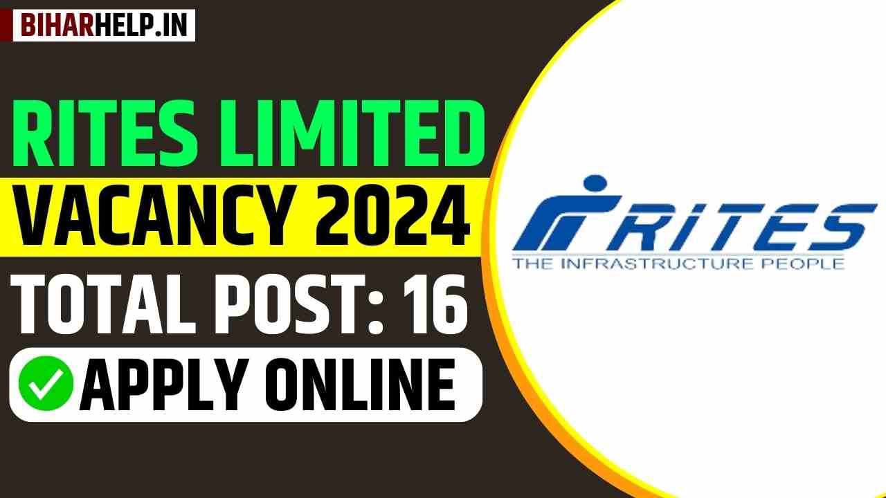 RITES LIMITED VACANCY 2024