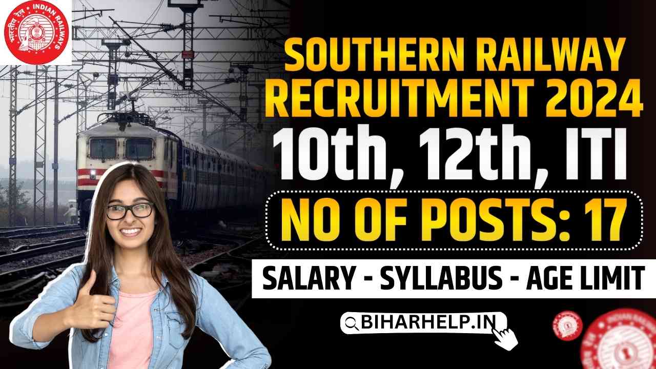 Southern Railway Recruitment 2024