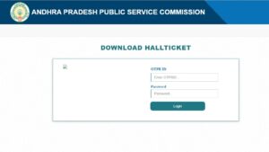 APPSC Group 2 Hall Ticket Download 2024