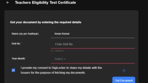 CTET Certificate 2024 PDF Download
