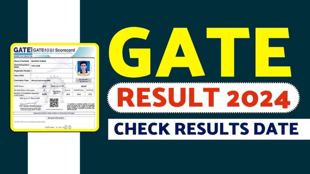 GATE Result 2024 (Released) Check IISC GATE Results, Download Score