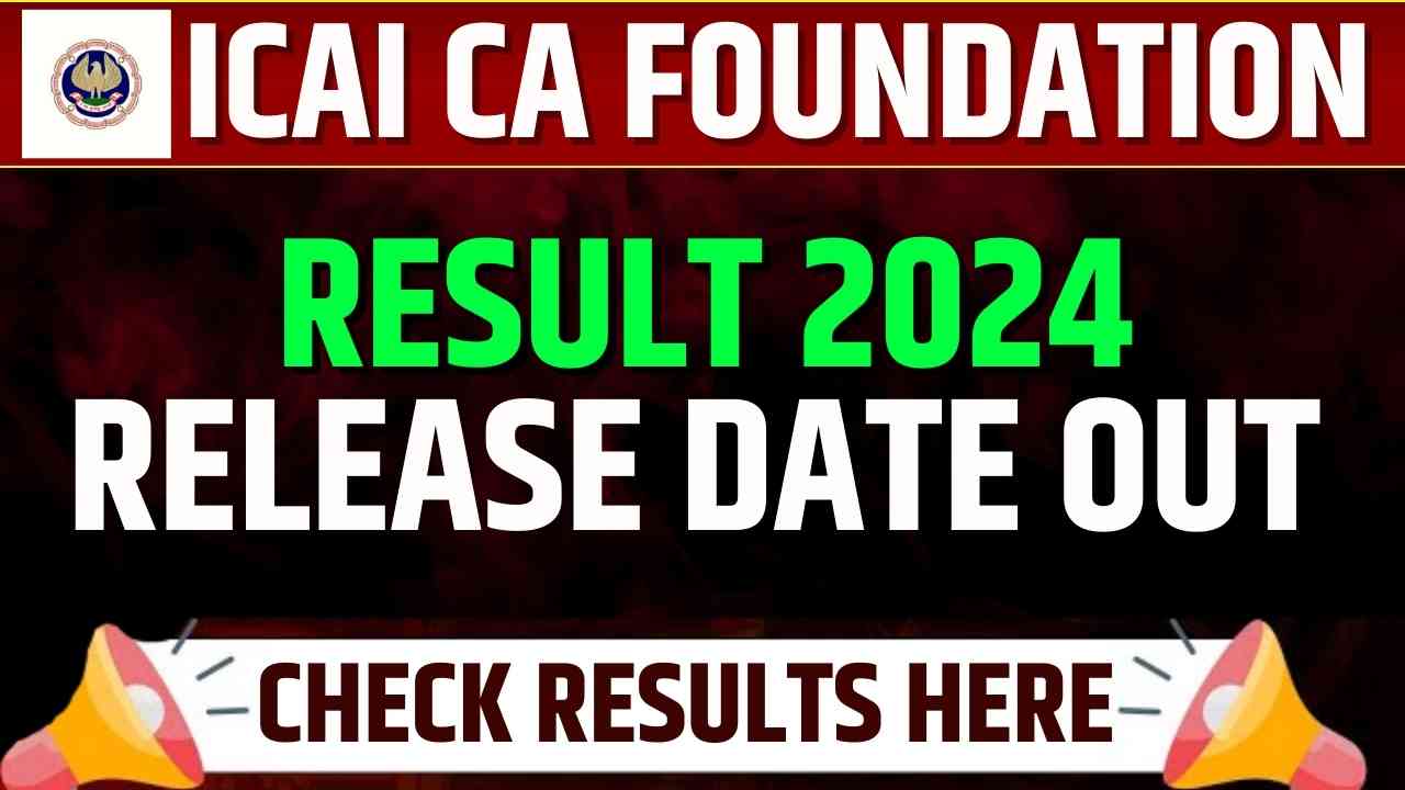 ICAI CA FOUNDATION RESULT 2024
