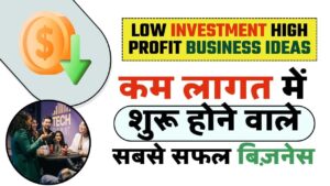 LOW INVESTMENT HIGH PROFIT BUSINESS IDEAS