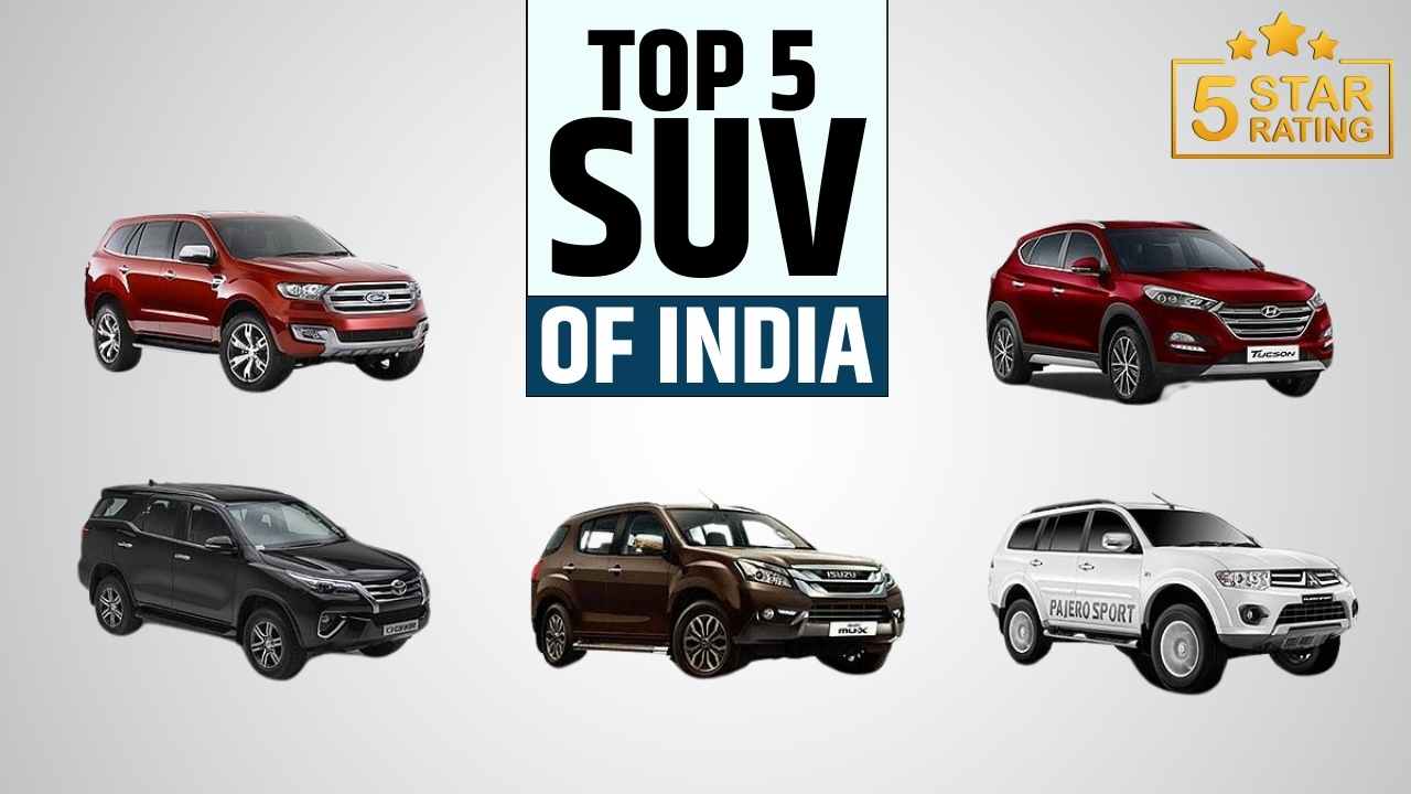 TOP 5 SUV OF INDIA