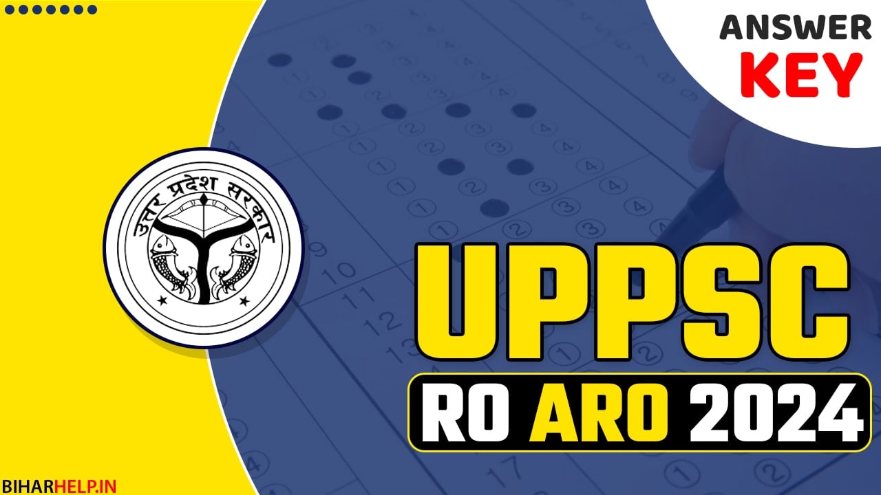 UPPSC RO ARO Answer Key 2024