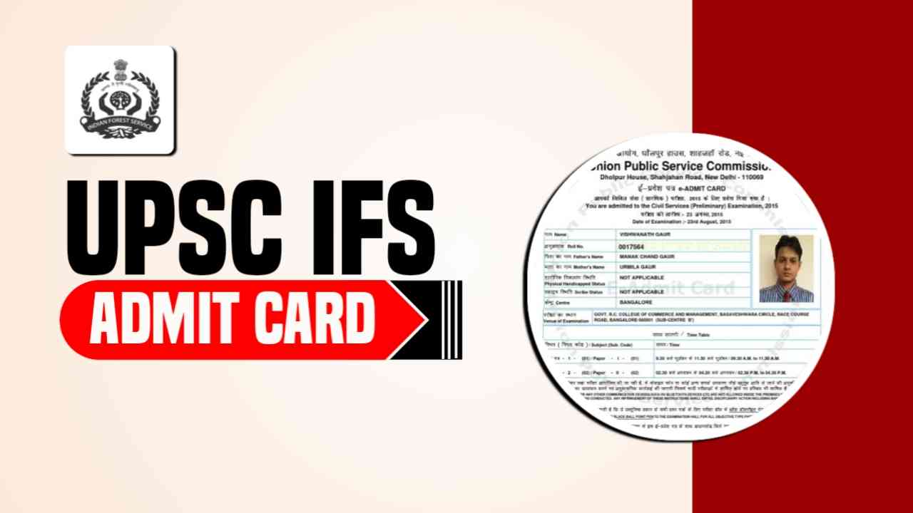 UPSC IFS Admit Card 2024