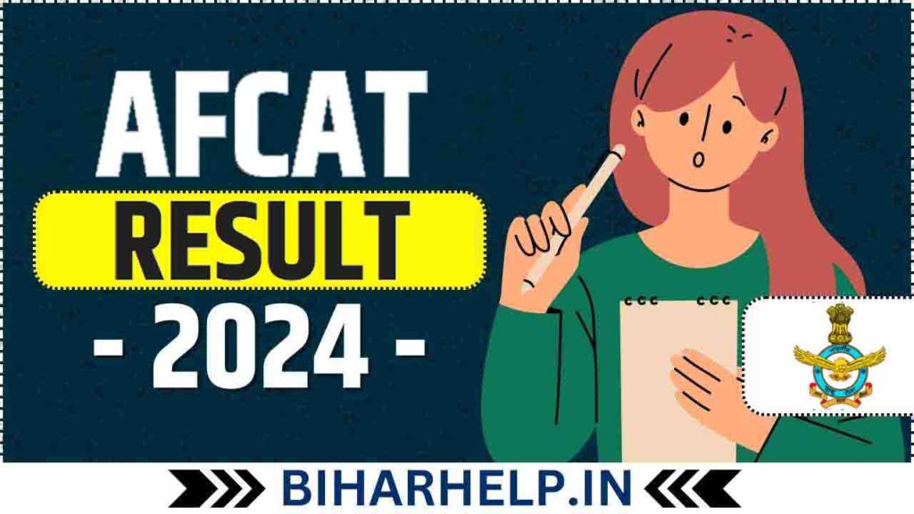 AFCAT Result 2024 Download Link (Released) How To Check AFCAT 1/2024