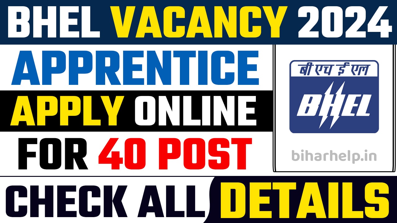 BHEL Apprentice Vacancy 2024