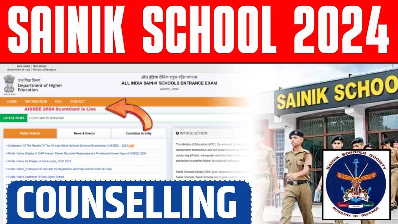 SAINIK SCHOOL COUNSELLING 2024
