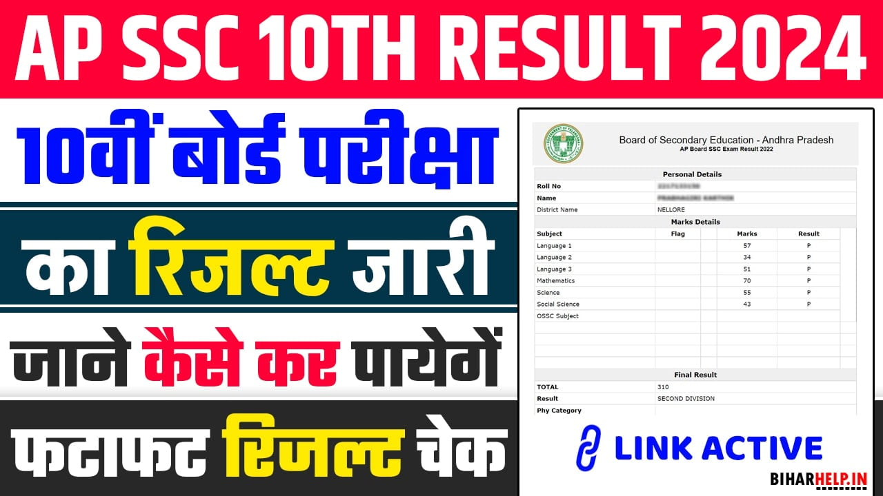 AP SSC 10th Result 2024