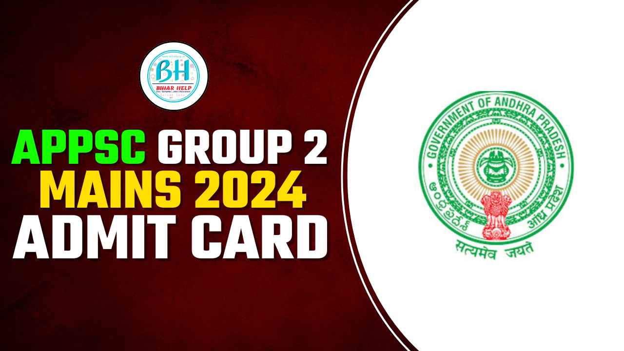 APPSC GROUP 2 MAINS ADMIT CARD 2024