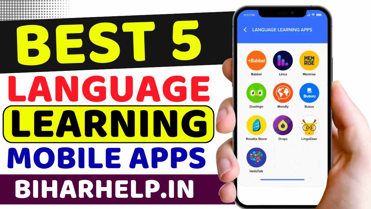 BEST 5 LANGUAGE LEARNING MOBILE APPS