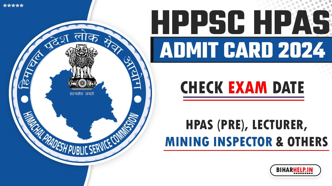 HPPSC HPAS Admit Card 2024