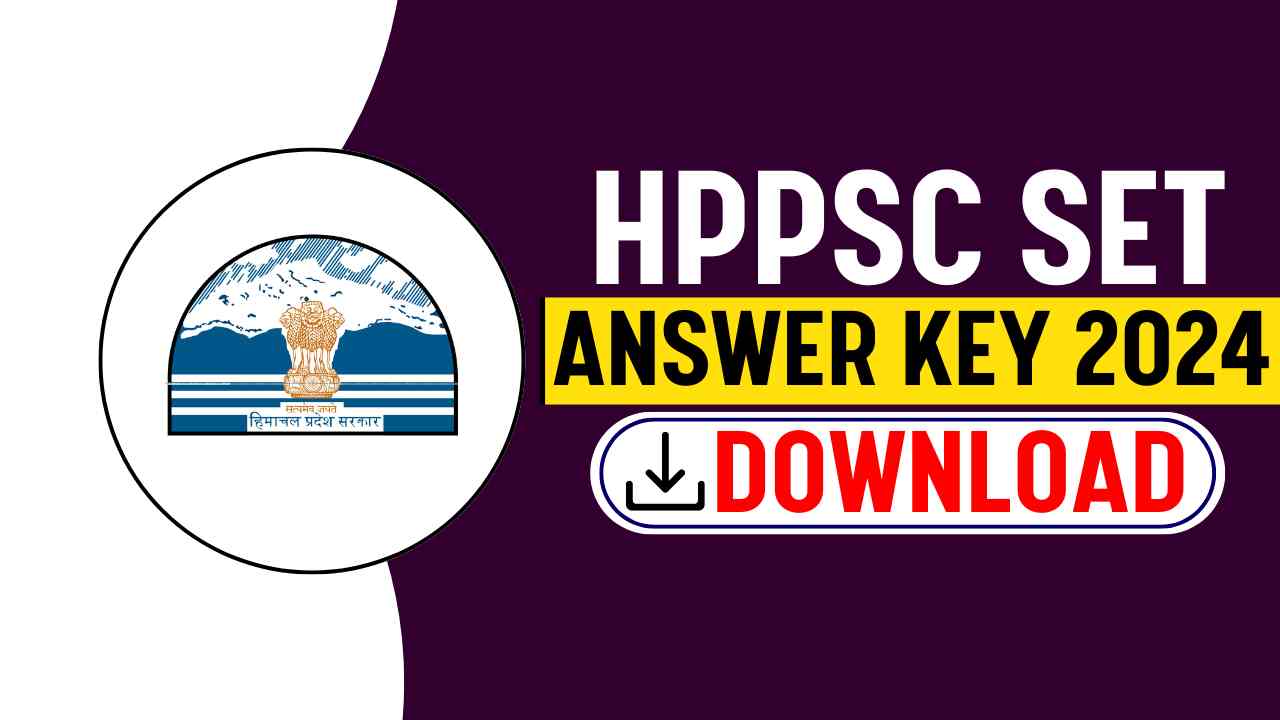 HPPSC SET ANSWER KEY 2024