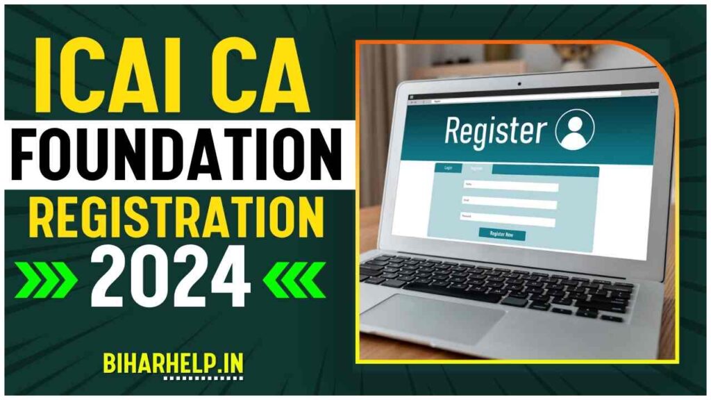Icai ca foundation registration 2024 1 2 