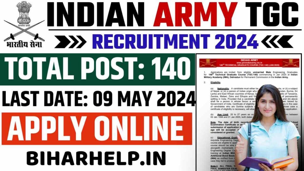INDIAN ARMY TGC RECRUITMENT 2024