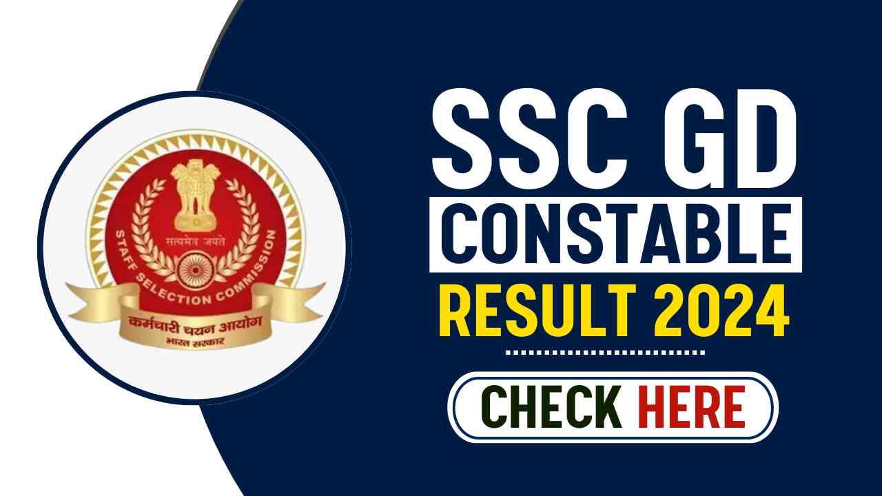 SSC GD CONSTABLE RESULT 2024