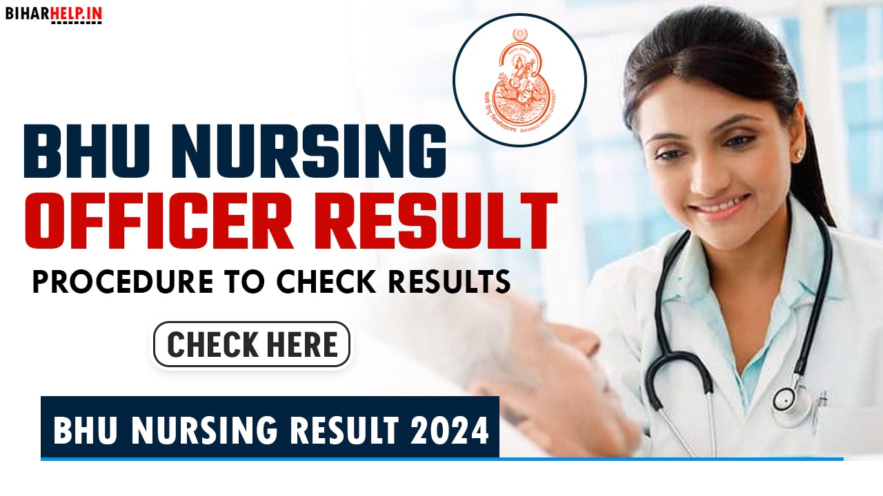 BHU Nursing Officer Result 2024