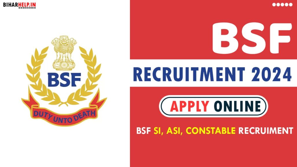 BSF Recruitment 2024 (Re-Open) | BSF Group B And C Recruitment 2024 ...