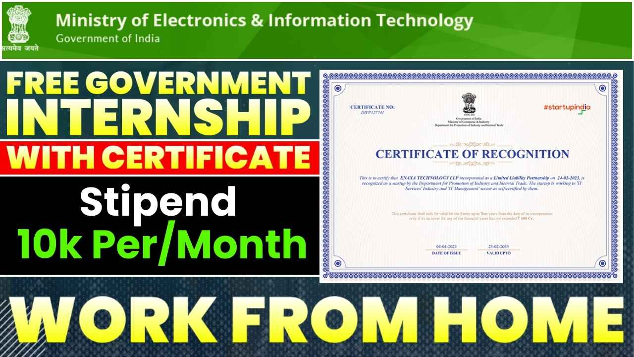 FREE GOVERNMENT INTERNSHIP WITH CERTIFICATE
