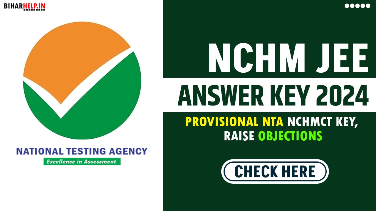 NCHM JEE Answer Key 2024