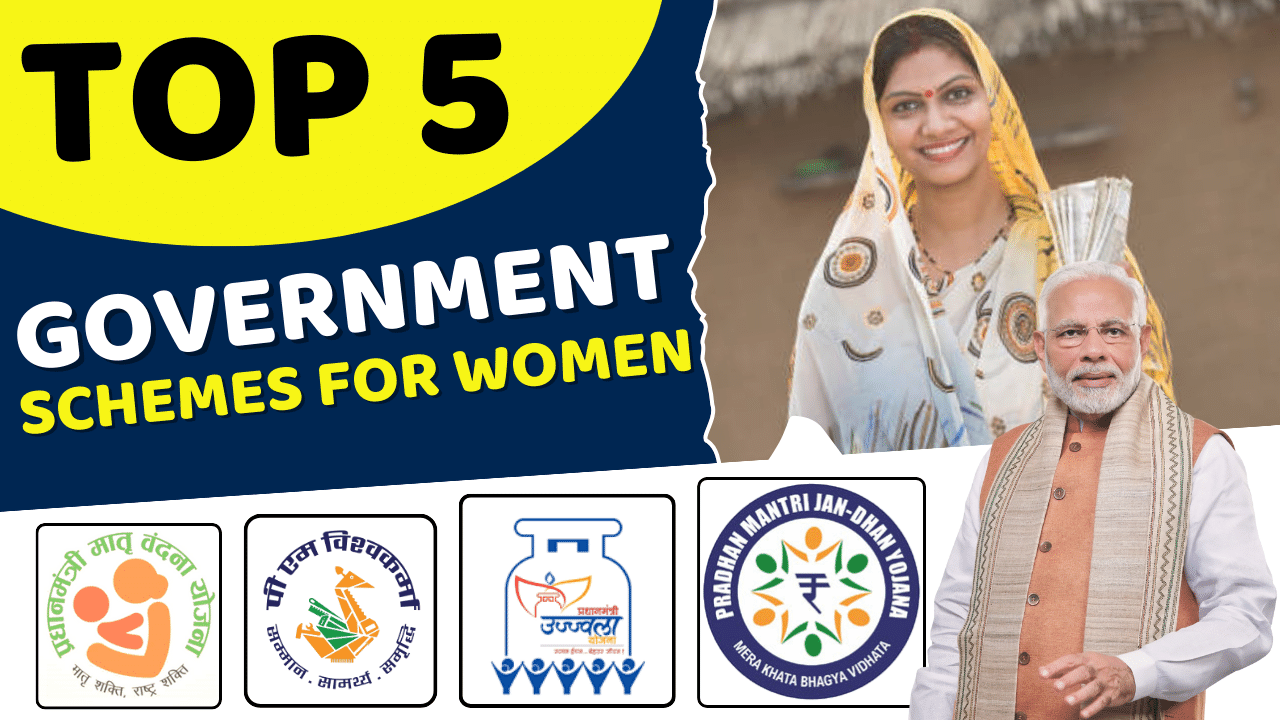 Top 5 Government Schemes For Women